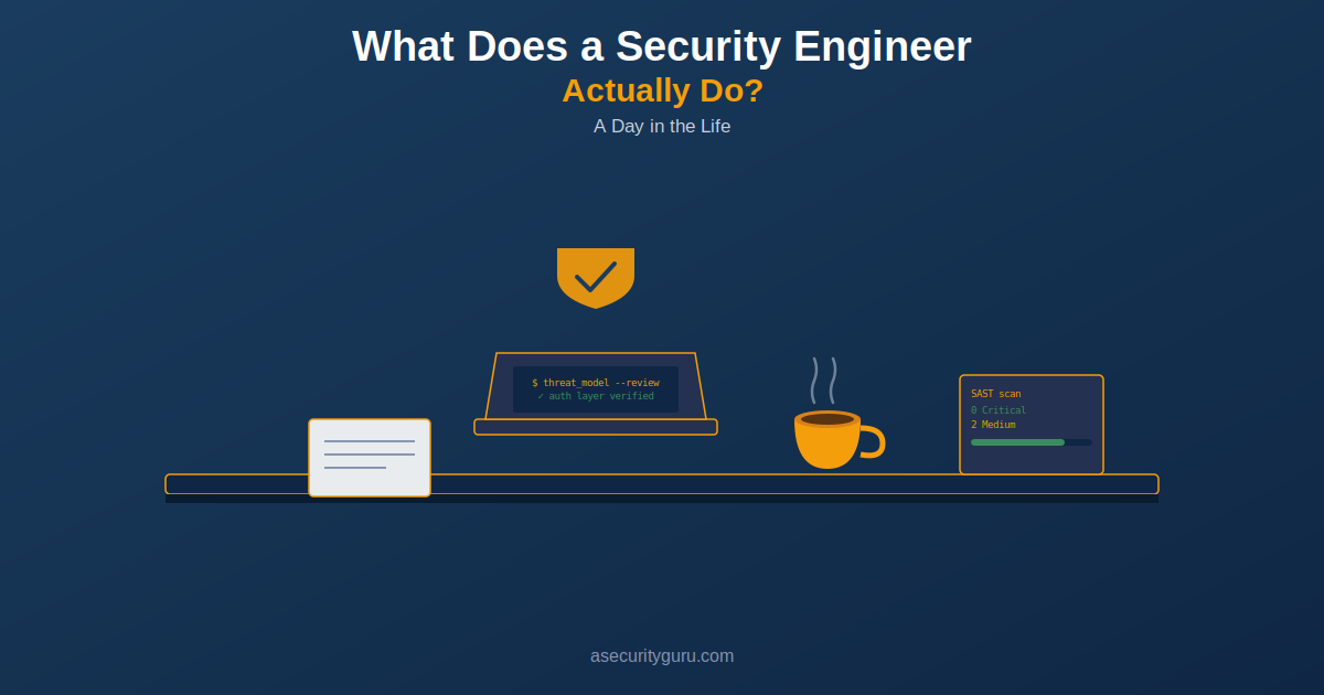 what does a security engineer do everyday.